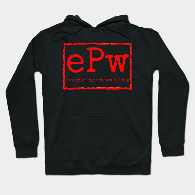 EPW Boxed Red Logo Hoodie by EPW